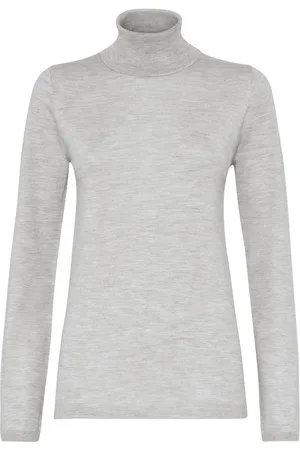 Brunello Cucinelli Pull en maille fine à col roulé