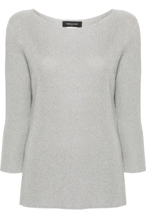 Fabiana Filippi Pull en maille métallisée