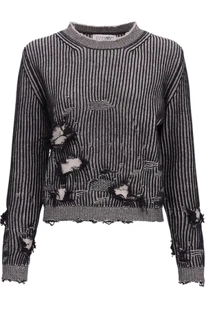 Maison Margiela Pull en maille à effet usé