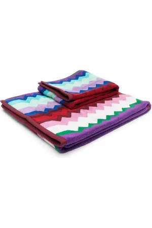 Missoni Serviette à motif zig-zag