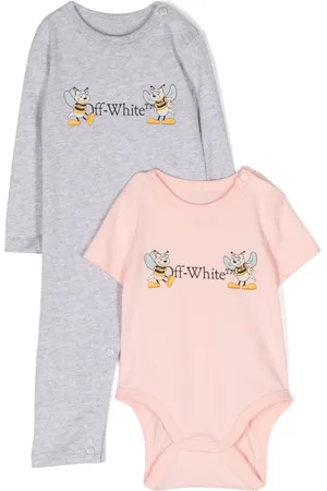 OFF-WHITE Trousseau de naissance à logo imprimé