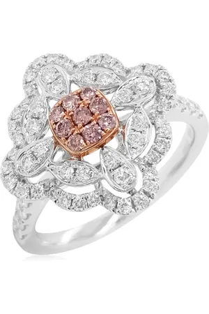HYT Jewelry Bague en or 18ct et platine pavée de diamants