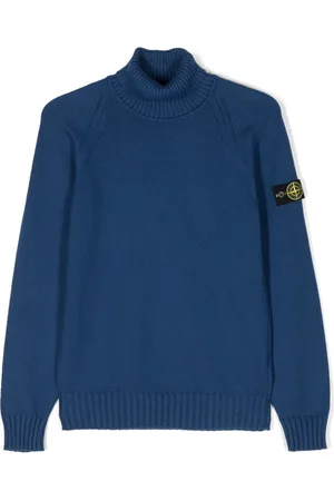 Stone Island Pull col roulé à motif Compass signature