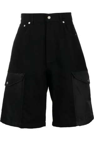 Alexander McQueen Short en jean Hybrid à poches cargo