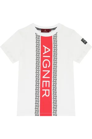 Aigner T-shirt en coton à logo imprimé