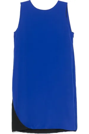 Msgm Robe courte à design bicolore