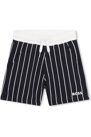 HUGO BOSS Short rayé à logo imprimé