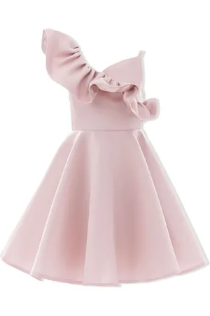 Tulleen Robe volantée à une épaule