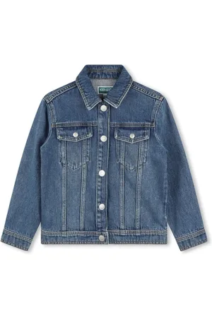Kenzo Veste en jean à logo brodé