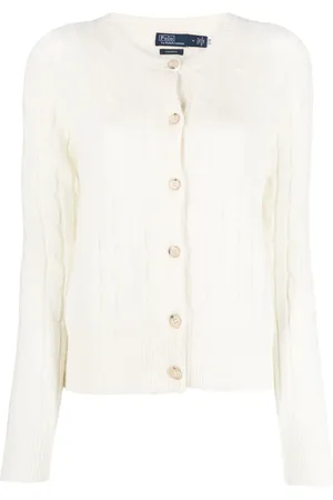 Ralph Lauren Cardigan en maille torsadée