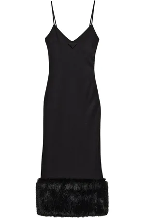 Prada Robe en jersey à coupe mi-longue