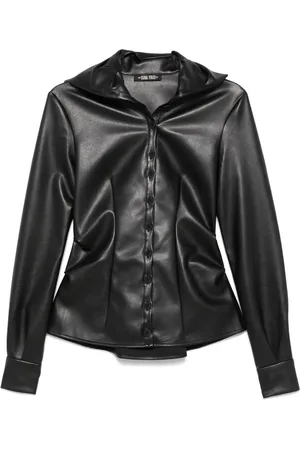 Elena Velez Chemise en cuir artificiel