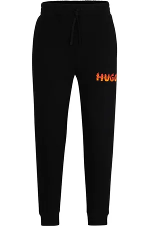 HUGO BOSS Pantalon droit à taille mi-haute