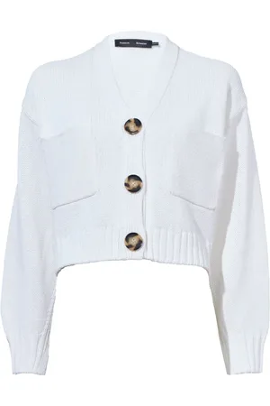 Proenza Schouler Cardigan en maille à coupe crop
