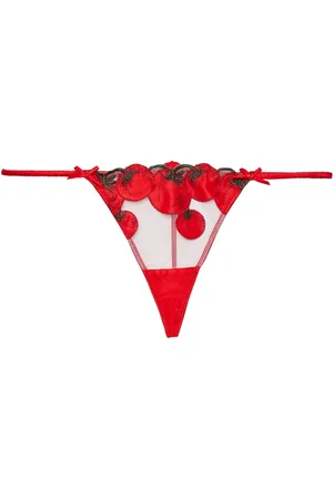 FLEUR DU MAL String Pomodoro à broderies
