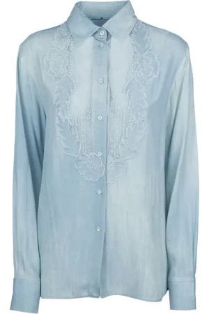 ERMANNO SCERVINO Chemise à appliques de fleurs