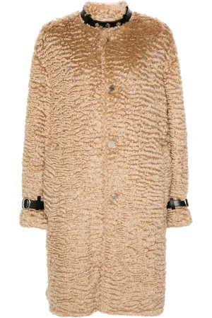 Jil Sander Manteau à effet brossé