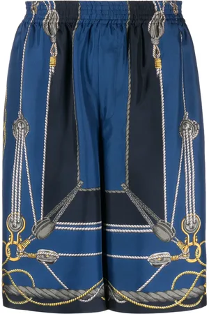 VERSACE Short à imprimé nautique