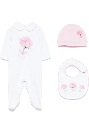 MONNALISA Trousseau de naissance à rose imprimée