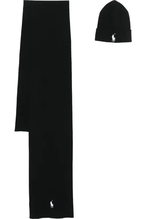Ralph Lauren Ensemble écharpe-bonnet à logo brodé
