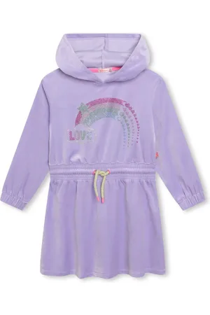 Billieblush Robe strassée à capuche
