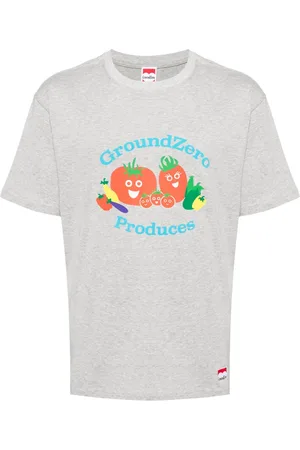 Ground Zero T-shirt en coton à imprimé graphique
