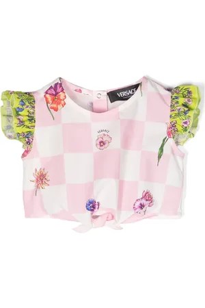 VERSACE Blouse à carreaux