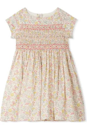 BONPOINT Robe en coton Duchesse à fleurs