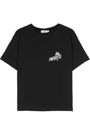Le pandorine T-shirt en coton à logo imprimé