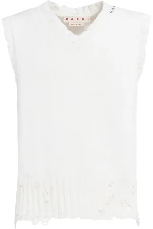 Marni Gilet à effet usé