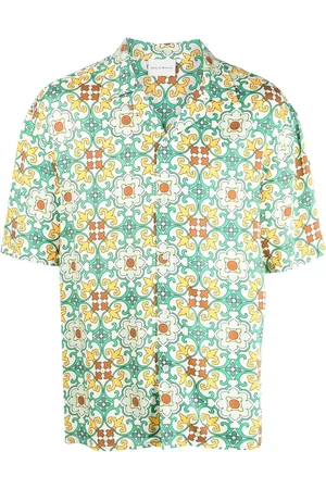 Drôle de Monsieur Chemise Faïence à imprimé graphique
