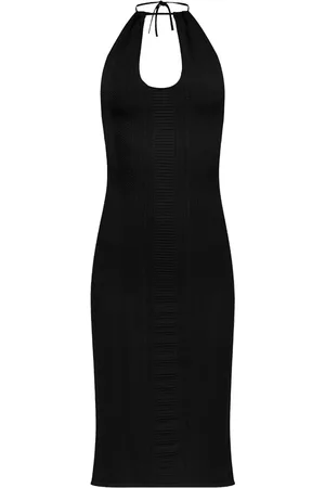 Dsquared2 Robe en maille à coupe mi-longue