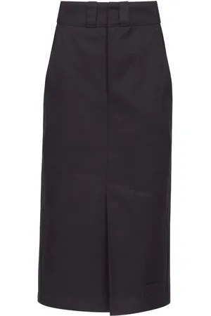 Maison Margiela Jupe mi-longue à taille haute