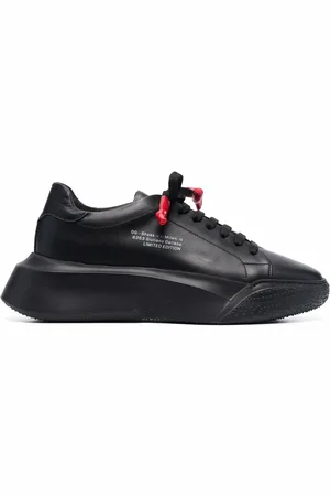 Giuliano Galiano Baskets en cuir à lacets