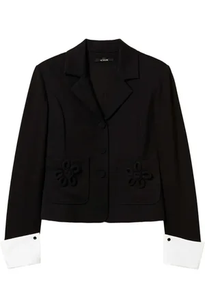 Twin-Set Blazer à fleurs appliquées