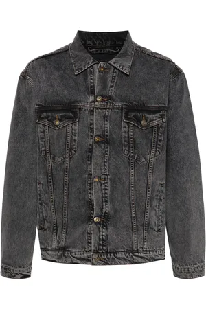Y / PROJECT Veste en jean à patch logo