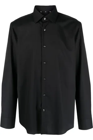 HUGO BOSS Chemise en popeline à col pointu