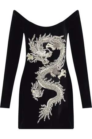 Ilkyaz Ozel Robe Selva à coupe courte