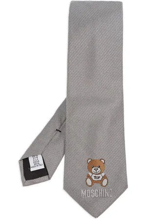 Moschino Cravate Bear à broderies