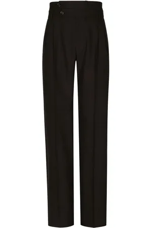 Dolce & Gabbana Pantalon de costume en soie mélangée