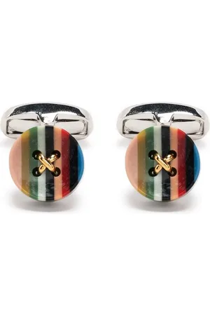 Paul Smith Boutons de manchette métallisés à logo