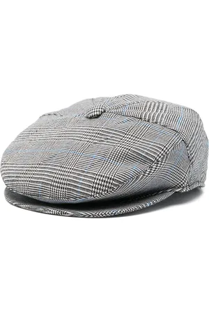 MISS GRANT Casquette gavroche à motif Prince de Galles