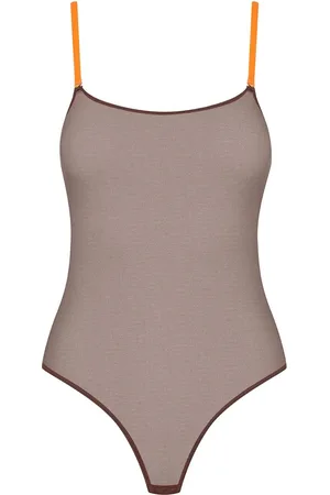 MAISON CLOSE Body à empiècement en mesh