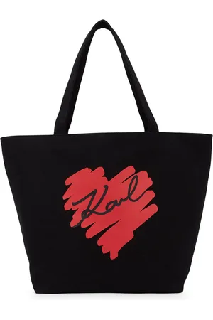 Karl Lagerfeld Sac port épaule K/Cœur à design réversible