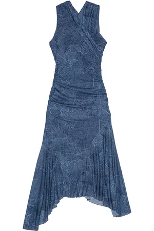 Ganni Robe Marl à coupe mi-longue