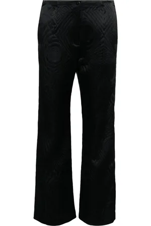 FORTE FORTE Pantalon droit à design matelassé