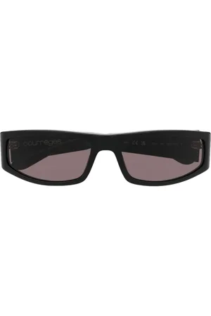 Courrèges Lunettes de soleil à logo imprimé