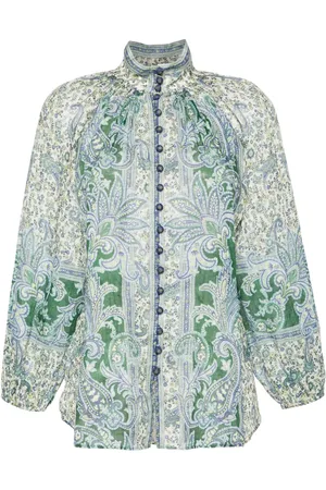 ZIMMERMANN Blouse Ottie à motif cachemire