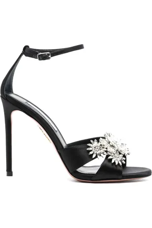 Aquazzura Sandales Margarita 110 mm à ornements en cristal