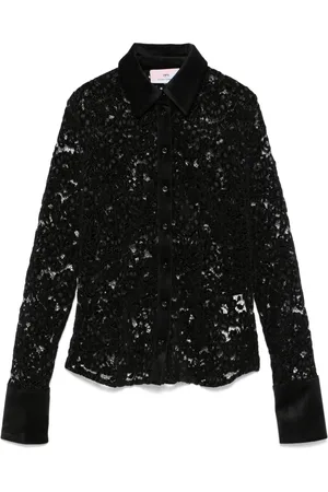 Chiara Ferragni Chemise en dentelle